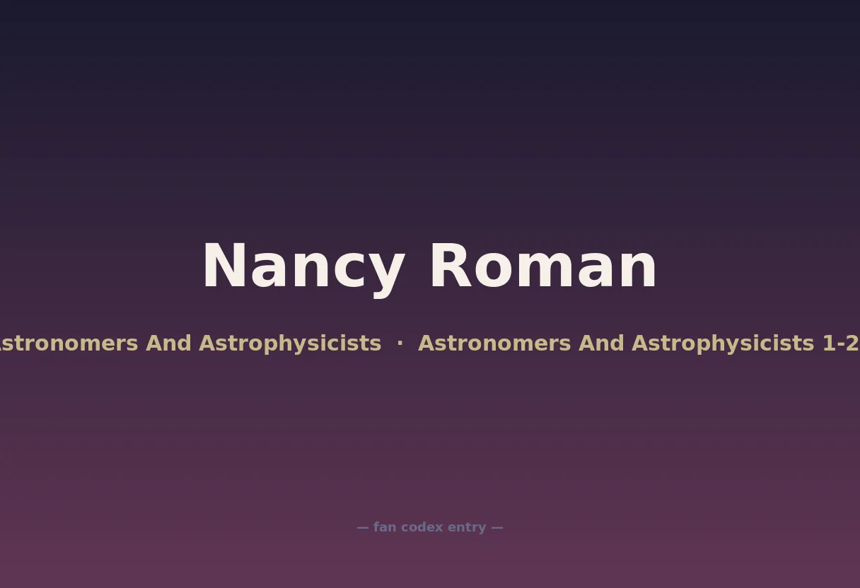 Nancy Roman